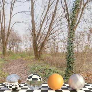 HDR Panorama 360° of Background Nature